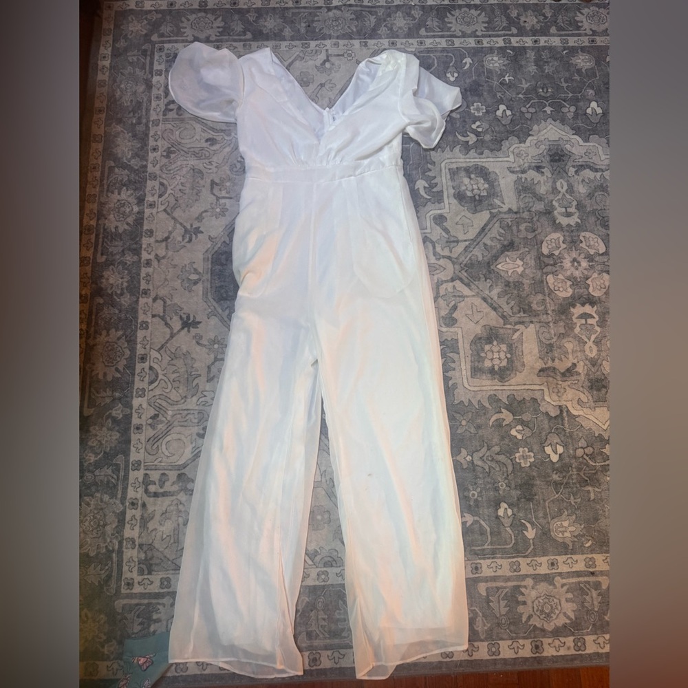 Chic Nation White Jumpsuit